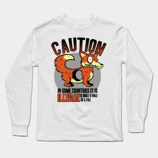 Caution Long Sleeve T-Shirt